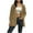 Khaki, variant on Drses Women's Floral Embroidery Cardigan Long Sleeve Open Front Button Down V Neck Knitted Sweaters Fall Jacket Outwear