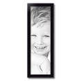 thumbnail image 2 of ArtToFrames 8" x 26" Satin Black Bull Nose Picture Frame, 8x26 inch Black Wood Poster Frame (WOM-1417), 2 of 7