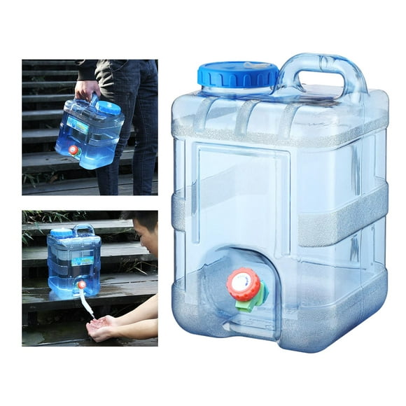 Water Container with Water Tank Camping Water Storage Jug for Cooking