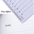 thumbnail image 2 of Straight Line Stencil Template Ruler, Premium Plastic 28cm Scale Measuring Ruler Spacing Line Guide for Making Ruled Paper, 2 of 6