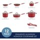 thumbnail image 2 of Juego de utensilios de cocina Rachael Ray Cucina, antiadherente, 12 piezas, color arándano, 2 of 9
