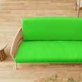 thumbnail image 6 of Solid Futon Cover Slipcover Fit 6"- 8" Futon Mattresses Lime, Twin Size 39x75 Inch, 6 of 9