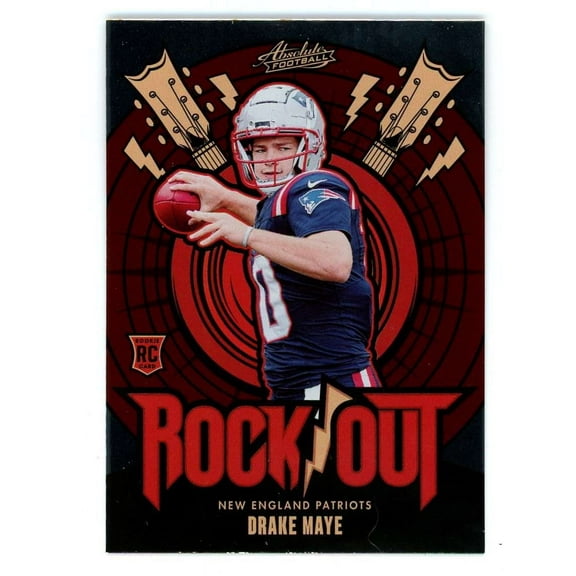 NFL 2024 Panini Absolute Football Rock Out Drake Maye RO-DME (Rookie)