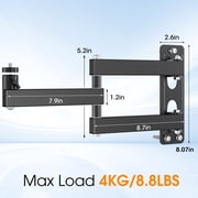 Foldable Projector Wall Mount Universal Adjustable Wall Projector Mount 1/4 Screw
