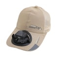 thumbnail image 3 of Hat with Fans Solar Power Sun Hat Cooling Semi Mesh Breathable Wide Brim Rechargeable Unisex Outdoor Cap for Hiking Fishing Gardening by PALIFEUR, 3 of 6