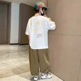 thumbnail image 3 of Traje de verano elegante y moderno para niños, conjunto de ropa informal de estilo chino para niños de mediados a grandes, nuevo estilo 2024, 3 of 5