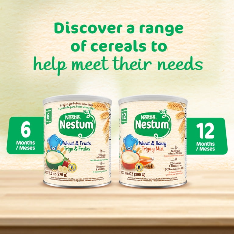 4 pack) NESTLE Nestum Wheat and Honey Cereal 10.6 oz. C 10.6 oz
