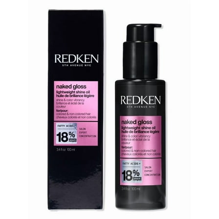 Redken Naked Gloss Lightweight Shine Oil 100mL / 3.4 oz