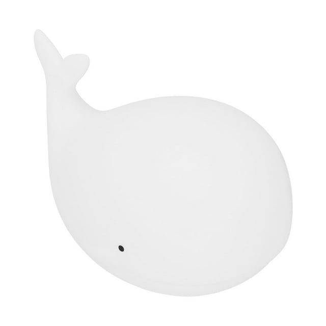 YLSHRF USB Night Light 1.3W Whale-Shape 7-Colors Silicone Bedside Lamp For For Home