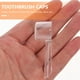 thumbnail image 3 of 10 fundas para cabezales de cepillo de dientes y accesorios para cepillos de dientes eléctricos (transparentes), 3 of 6