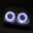 thumbnail image 2 of Ikon Motorsports Compatible with 97-04 Chevy Corvette C5 2X 6000K Projector Headlight Dual LED Halo Rim, 2 of 3