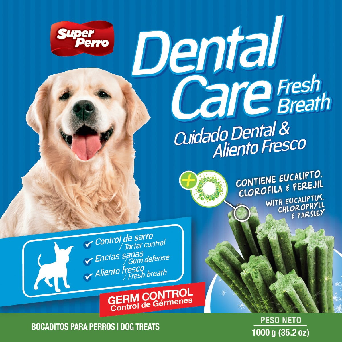 Crupis Dog Dental Care, Tartar Control, Daily Treats for Fresh Breath