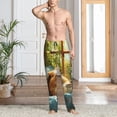 thumbnail image 2 of Fotbe Lazy Home Style Guinea Pig Pantalones de Pijama para Hombre, Pantalones de Dormir, Pantalones de Casa con Cintura Ajustable y Bolsillos-3X-Large, 2 of 6