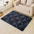 thumbnail image 2 of Modern Rugs for Living Room Bedroom - Geometry Rug 4x6 - Art Carpet for Home Decor - Washable Non Slip Patterned Indoor Large Area Rug - Soft & Low Pile (ZJ&558), 2 of 7