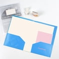 thumbnail image 2 of Plastic Folders with Pockets,1Pcs Heavy-Duty 2-Pocket File Folders Letter Size,Colored Plastic Folders with Pockets,Poly Two-Pocket Folder,Pocket Folders,Back To School Supplies,(Sky Blue,8.85x12 in), 2 of 8