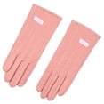 thumbnail image 4 of Guantes cálidos de otoño e invierno para hombres y mujeres, de terciopelo de conejo, de moda para exteriores, para montar a caballo, con forro polar, gruesos, a prueba de frío, con pantalla táctil, 4 of 6