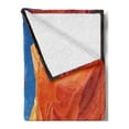 thumbnail image 2 of Arizona Soft Flannel Fleece Throw Blanket, Antelope Canyon in Vibrant Tone Sandstones Saturated Prehistoric Elements Photo, Cozy Plush for Indoor and Outdoor Use, 70" x 90", Multicolor, by Ambesonne, 2 of 5