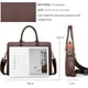 thumbnail image 4 of FSD.WG] Bolso de Negocios Maletín de Cuero Bolso de Negocios Laptop para Hombre, 4 of 10