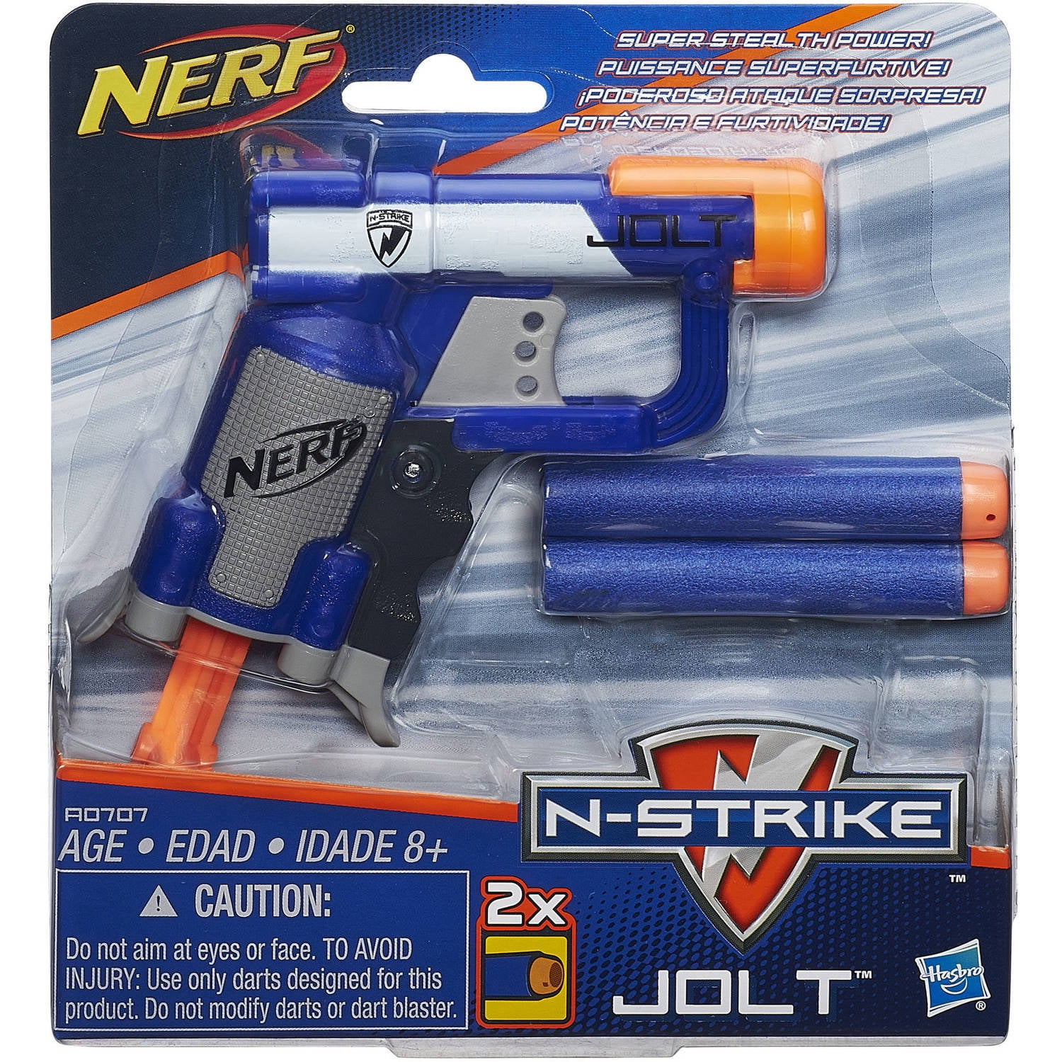 Nerf N-Strike Elite Jolt Blaster, Includes 2 Official Nerf Darts 