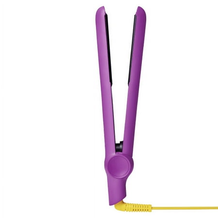 FLOWER Hair Tools Professional 1" Ceramic Tourmaline Flat Iron Hair Straightener, Purple