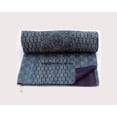 thumbnail image 3 of Sambhav Quilt Hub Bohemain Vintage Blue Patch Ajrakh Cotton Quilt Bedspread Coverlet, Reversible, 3 of 5