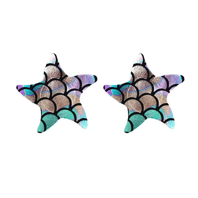 Sonducket 1 par de empanadas para pezones, sujetador desechable antiprotuberancia OY, conjunto protector de pecho de sirena, suministros de Type7 NO7