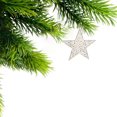 thumbnail image 3 of White And Gold Star Ornament Medium, 3 of 3