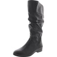 thumbnail image 1 of Style & Co. Womens Kelimae 2 Wide Calf Round Toe Knee-High Boots, 1 of 3