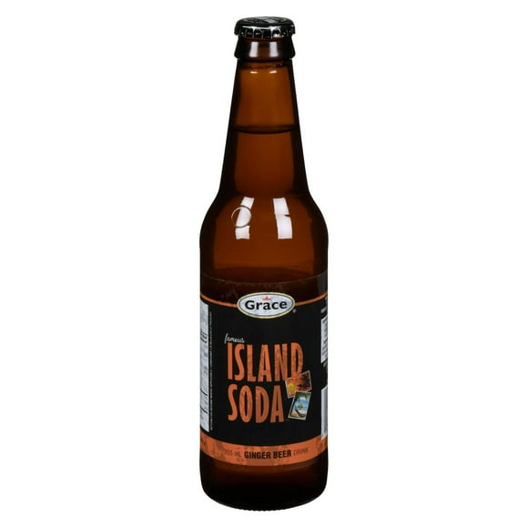 Grace Island Soda Ginger Beer, 355ml Bottle