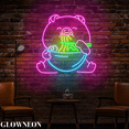 thumbnail image 3 of Glowneon Pig Ramen Neon Sign, Ramen Noodles Restaurant Led Wall Decor, 3 of 5