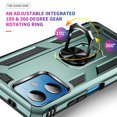 thumbnail image 2 of Funda de teléfono para Xiaomi Poco X5 5G y Redmi Note 12 5G (Global) de Uso Rudo Shockproof + Cristal 9D, 2 of 5