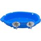 thumbnail image 2 of Caja de baño para loros, alimentador de baño, baños para pájaros, bañera, jaula para loros, caja de baño para loros colgante, suministros de baño azul, 2 of 5