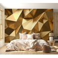 thumbnail image 3 of Tiptophomedecor Abstract Wallpaper Wall Mural - Golden Dome, 3 of 7