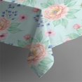 thumbnail image 3 of Pioneer Flower Floral Print Pattern Rectangle Tablecloth 60"x84", Waterproof Polyester Table Cloth, Wipeable Spillproof for Dining Camping Indoor Outdoor, 3 of 5