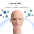 thumbnail image 3 of Protección facial de seguridad Mascarilla facial Reutilizable Transparente Protector envolvente Prot Irfora Careta, 3 of 7