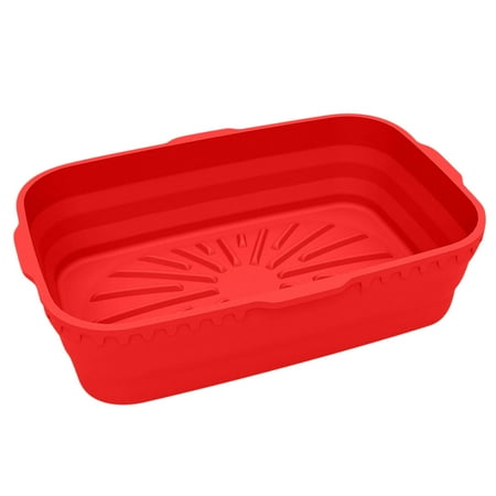 

Ozmmyan Air Fryer Liners Foldable Air Fryer Air Fryer Silicone Liners No More Cleaning Basket After Using The Air Fryer -[7.7inch]