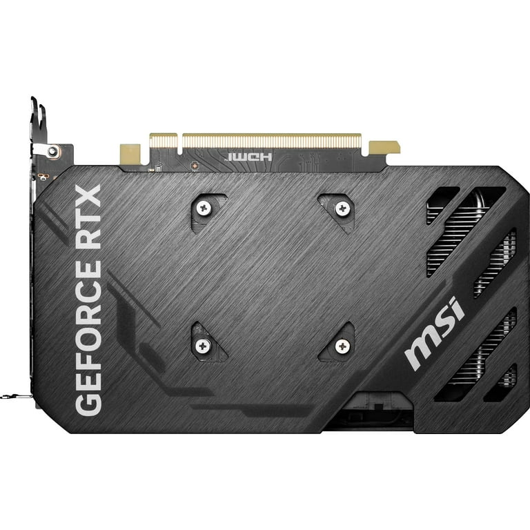 MSI GeForce RTX 4060 Ti VENTUS 2X BLACK GPU, 8GB GDDR6, PCI MSI GeForce RTX 4060 Ti VENTUS 2X BLACK GPU, 8GB GDDR6, PCI