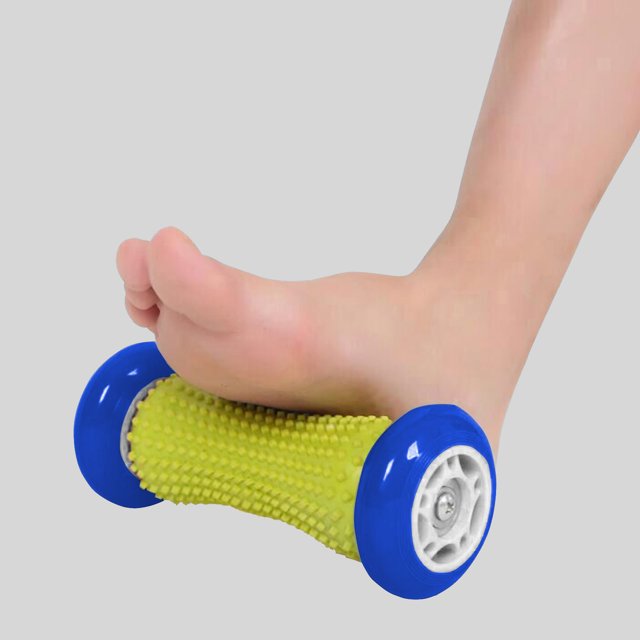 Foot Massager Roller Portable Running Yoga Exercise Muscle Relaxation Plantar Fasciitis Treatment Suitable for Office Home Gym
