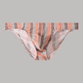thumbnail image 1 of Men's Comfort Striped Underwear Breathable Soft Blend Trunks for Everyday Daily Wear Modern, 1 of 3