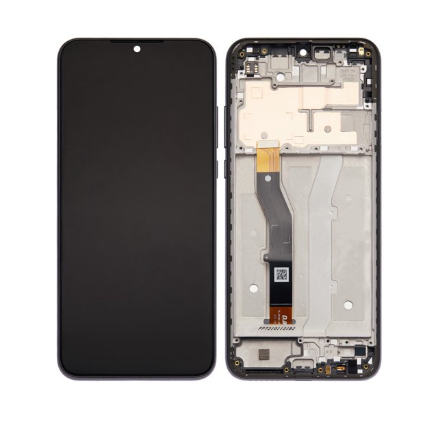 Replacement LCD Assembly With Frame For Moto G Play (XT2093 / 2021) (Genuine OEM) (Flash Gray)