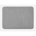 thumbnail image 1 of Abstract Bath Mat, Boho Style Tribal Geometric Squares and Circles Triangles Contemporary, Plush Bathroom Decor Mat with Non Slip Backing, 29.5" X 17.5", Charcoal Grey White, by Ambesonne, 1 of 2