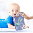 thumbnail image 4 of Coolnut 5 PCS Christmas Rabbits Cartoon Baby Muslin Washcloths, Snowflake Face Towel Burp Cloths Ultrasoft Absorbent Cotton Bath Wipes Towels for Newborn Boys Girls, 4 of 6