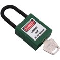thumbnail image 1 of Wekity 1PCS Lockout Tagout Locks Safety Padlock Loto Locks Keyed Alike PA Lock Out Tag Out Steel Shackle Small Luggage Padlocks Green 1PCS-0621, 1 of 5