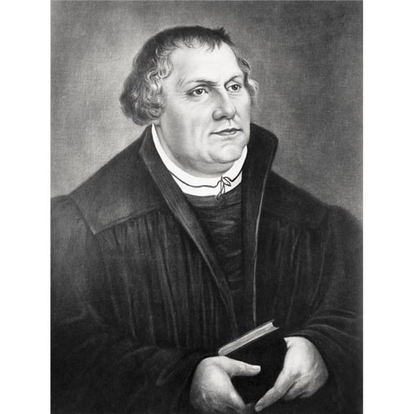 Posterazzi DPI1862223LARGE Martin Luther 1483 to 1546 German Theologian After A Painting by Lucas Cranach the Elder 1472-1553 Poster Print, 24 x 32