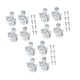 thumbnail image 5 of Herrajes para puertas correderas para armarios, Rodillos, Ruedas para puertas correderas para armarios, 12 piezas, 5 of 8