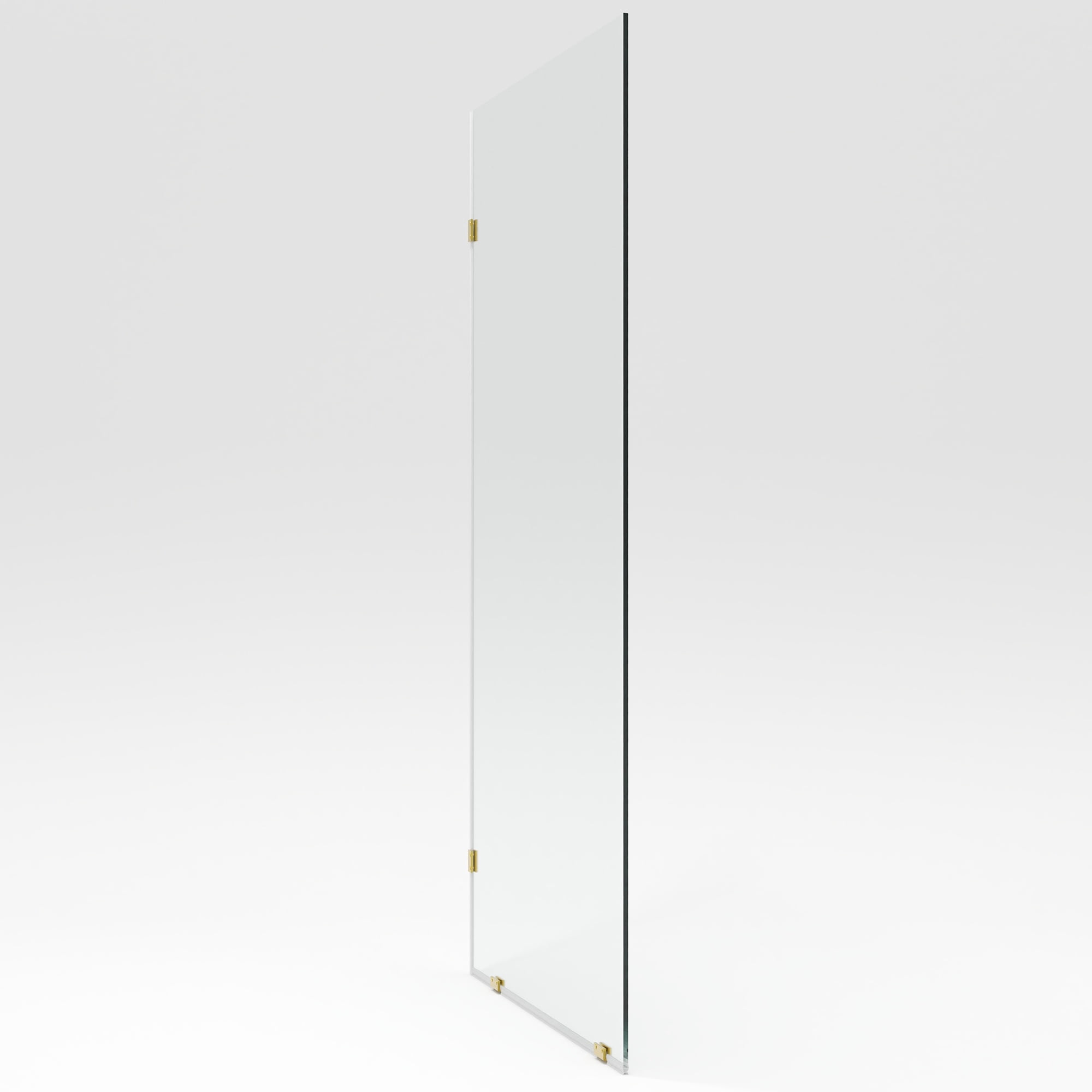 DV-1SD0220G Single Fixed Glass Panel For Shower 36"×78", Thick Frameless Tempered Safety Glass Shower Screen