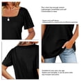 thumbnail image 4 of Camisas informales, sueltas, manga corta, transpirables, para mujeres, para el hogar LYUMO Paales para Bebés, 4 of 6