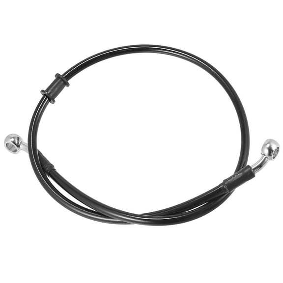 80cm 31.5" 10mm Motorcycle ATV Dirt Bike Braided Brake Clutch Oil Hoses Pipe Clutch Throttle Gas Line Fuel Pipe Black