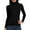 Black, variant on Women's Turtleneck Long Sleeve Shirts Fall Fashion Basic Thermal Underwear Tops Winter Clothes 2025