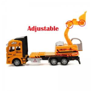 Bingkers Toy Cars for Kids, Excavator Truck Pull Back Cars Toys for 2-6 Year Old Boys Kids Children 1:48 Alloy Truck Model Toys Construction Vehicles Christmas Birthday Best Gift for